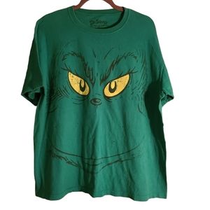 Dr. Seuss Holiday Festive How The Grinch Stole Christmas Short Sleeve T-Shirt XL